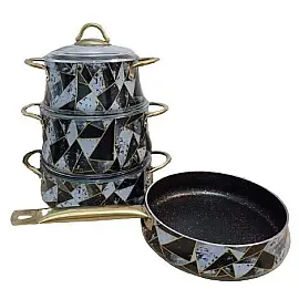 Набір посуду 7 предм. OMS 3053-Grey