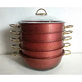 Мантоварка-пароварка 6 пред. OMS 6091C-28-5,8л-Red