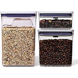 Контейнери для зберігання з совочком, 3 шт. OXO 11241400 0,6 л + 1,6 л + 2,6 л