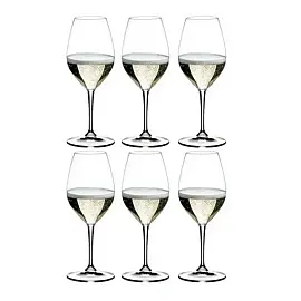 Набір келихів (6 шт.) CHAMPAGNE WINE GLASS VINUM 0,445 л Riedel 7416 / 68-265