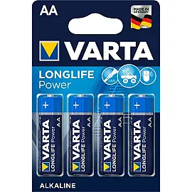 Батарейка VARTA LONGLIFE POWER AA BLI 4 ALKALINE