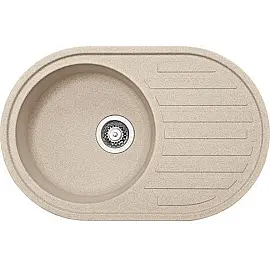 Кухонна мийка Franke RONDA ROG 611 Фраграніт / 770х500х195 / Словаччина / Бежевий