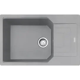 Кухонна мийка Franke Urban UBG 611-78 XL / 114.0574.982 / фраграніт / антибактеріальний захист / 780х500х220 / врізна, врівень зі стільницею / сірий камень