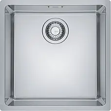 Кухонна мийка Franke Maris MRX 110-40 / 122.0598.646 / нержав.сталь полірована / квадратна / 440х440х180 / монтаж під стільницю