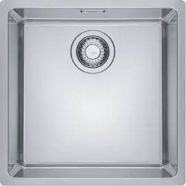 Кухонна мийка Franke Maris MRX 110-40 / 122.0598.646 / нержав.сталь полірована / квадратна / 440х440х180 / монтаж під стільницю