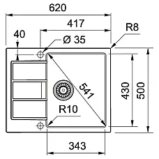 Кухонні мийки Franke Sirius S2D 611-62/143.0627.330/