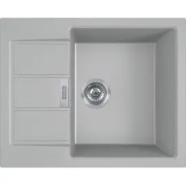 Кухонна мийка Franke Sirius 2.0 S2D 611-62 / 143.0627.383 / тектонайт / 620х500х200 / врізна / сірий