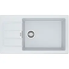 Кухонні мийки Franke Sirius S2D Slim 611-78 XL / 143.0627.387/ тектонайт / з крилом/ 780х430х200 / білий