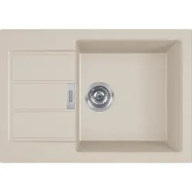 Мийка кухонна Franke Sirius, тектонайт, прямокутник, з крилом, 620х435х200мм, чаша - 1, накладна, S2D Slim 611-62 , сахара