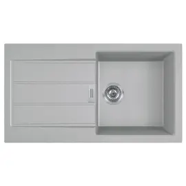 Мийка кухонна Franke Sirius, тектонайт, прямокутник, з крилом, 780х435х200мм, чаша - 1, накладна, S2D Slim 611-78 , сірий