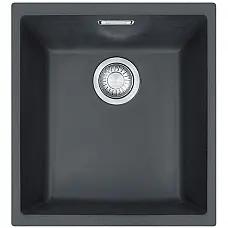 Кухонна мийка Franke Sirius SID 110-34 / 144.0649.548 / тектонайт / 365х440х200 / монтаж під стільницю / чорний