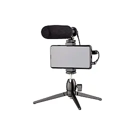 Микрофон с триподом для мобильных устройств 2Е MM011 Vlog KIT, 3.5mm