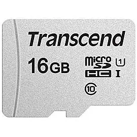 Картка пам'ятi TRANSCEND microSDHC 300S 16GB UHS-I U1 no ad