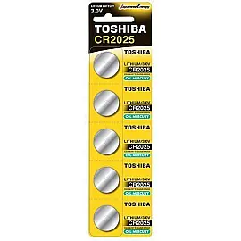 Батарейка TOSHIBA CR2025 BP 1X5