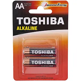 Батарейка TOSHIBA LR6 Economy Alkaline BP 1X2