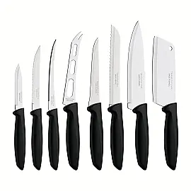 Набір ножів Tramontina Plenus black, 8 предметів