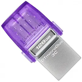 Flash Drive Kingston DT Duo 3C 128GB 200MB/s dual USB-A + USB-C