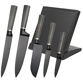 Набір ножів OSCAR MASTER, 5 ножів + обробна дошка