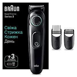 Тример для бороди та вусів Braun BeardTrimmer BT3411 