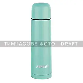 Термос Ardesto Bright City 500 мл, блакитний, нержавіюча сталь