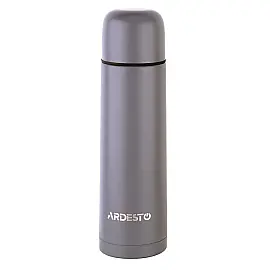 Термос Ardesto Bright City 500 мл, сірий, нержавіюча сталь