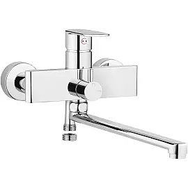 Змішувач для раковини Deante Alpinia,  довж. виливу - 360мм, поворотний, 1важіль, хром