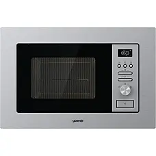 Піч Gorenje BM201AG1X мікрохвильова, вбудовувана, 20л, 800Вт, гриль, дисплей, нерж