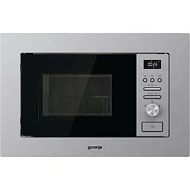 Вбудована м / пічка Gorenje BMI201AG1X / 20 л / 800 Вт./ гриль / електронне упр. / інверторна технологія / дисплей / нержав.