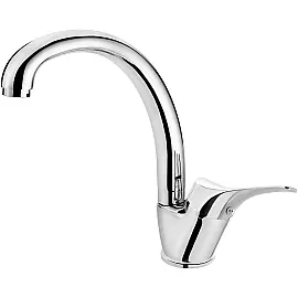 Змішувач для кухні Deante Joko, дл.зливу - 205мм, поворотний, 1 важіль, хром