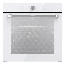 Духова шафа Gorenje електрична, 77л, A, пара, дисплей, макс.темпер.-300,  білий