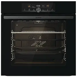 Шафа Gorenje духова електрична, 77л, дисплей, піроліз, A+, чорний
