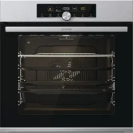 Шафа Gorenje BPS6747A06X духова електрична, 77л, дисплей, піроліз, A+, нерж