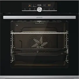 Шафа Gorenje BPSX6747A05BG духова електрична, 77л, A+, дисплей, піроліз, чорний