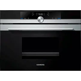 Пароварка Siemens встраиваемая компактная, 38л, A, дисплей, нерж