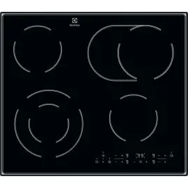 Варильна поверхня Electrolux електрична склокерамічна Rococo, 60см, розширена зона, чорний