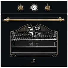 Духова шафа Electrolux електрична Rococo, 72л, A, конвекція, телескопічні напрямні, чорний