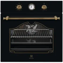 Духова шафа Electrolux електрична Rococo, 72л, A, конвекція, телескопічні напрямні, чорний