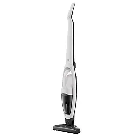 Пилосос Electrolux безпровідний, конт пил -0,3л, автон. робота до 45хв, вага-2.65кг, НЕРА, 2 в 1, турбо-щітка, 2 насадки, білий