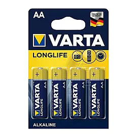 Батарейка Varta AA Longlife LR6 * 4 (04106101414)