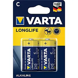 Батарейка Varta C (LR14) Longlife Extra * 2 (4114101412)