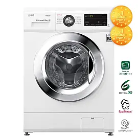 Стир. машина с фронт. загр. LG F2J3WS2W, 6,5кг, 1200, A+++, Пар, глубина 44см, Дисплей, Инвертор, Белый