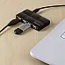 Концентратор USB 2.0, 4 порта Belkin USB Mobile Hub активний, з БЖ, Black / Чорний