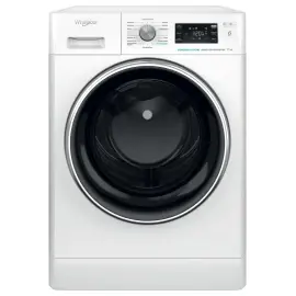 Пральна машина Whirlpool фронтальна, 11кг, 1400, A+++, 60см, дисплей, пара, інвертор, люк чорний, білий