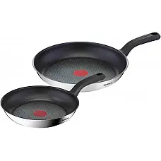 Набір сковорідок Tefal Comfort Max 24, 28см, покриття Titanium, індукція, Thermo-Spot, нерж.сталь