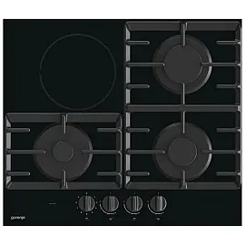 Варильна поверхня Gorenje комбінована (3 газ + 1 склокерам. ), 60см, чавун, чорний