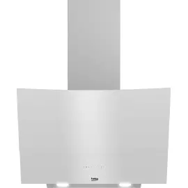 Витяжка нахилена Beko HCA62640W - 60см. / 582 м3 / 3 швидкості / LED підсвітка / біле скло