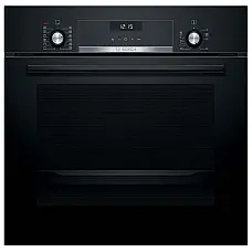 Духовой шкаф Bosch электрический, 66л, A, дисплей, конвекция, телескоп, черный