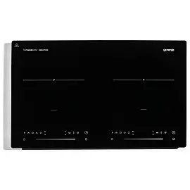 Індукційна плитка Gorenje ICY3500DP, 2 зони нагріву, 7 рівнів потужності, сенсорне упр, чорний