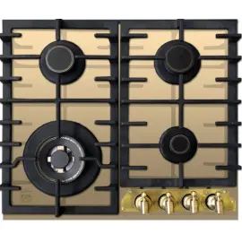 Варильна поверхня газова Kaiser KCG6335ElfEmTurbo - Шx60см. / стекло / WOK / чавунні решітки / сл. кістка