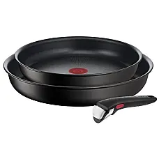Набор посуды Tefal Ingenio Easy Cook & Clean 3 предмета, 22 см, 26 см, зьемная ручка ручка